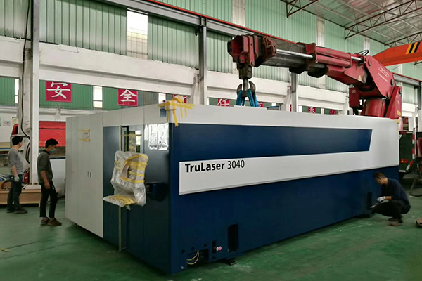 德国进口通快6000瓦激光机进厂3