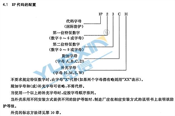 2018最新防护等级标准
