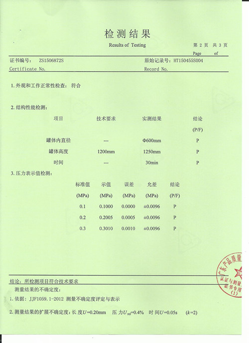 XY-IPX800B计量证书-广州岳信2