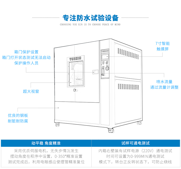 吸尘器-IPX4级淋雨测试设备